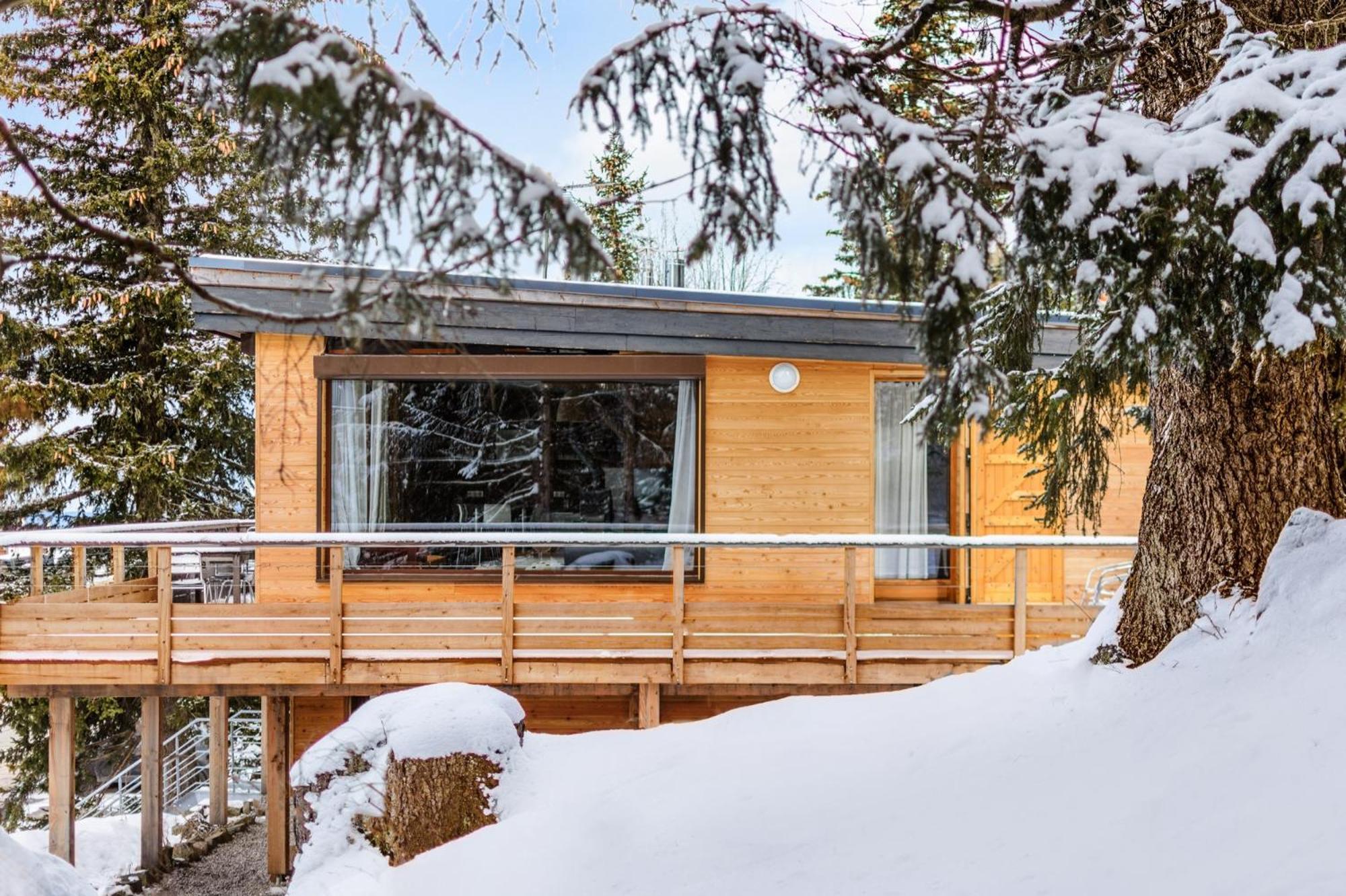 Grand Chalet Standing Avec Jacuzzi A Chamrousse Ski 1750 Buitenkant foto