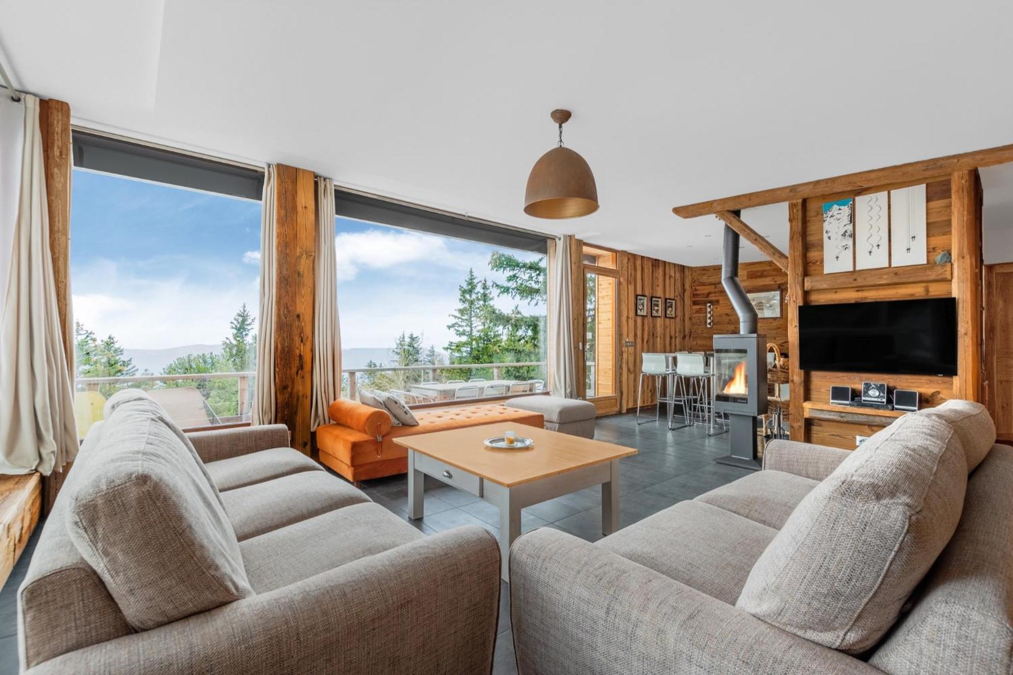 Grand Chalet Standing Avec Jacuzzi A Chamrousse Ski 1750 Buitenkant foto
